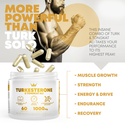 Turkesterone + Tongkat Ali 1000mg